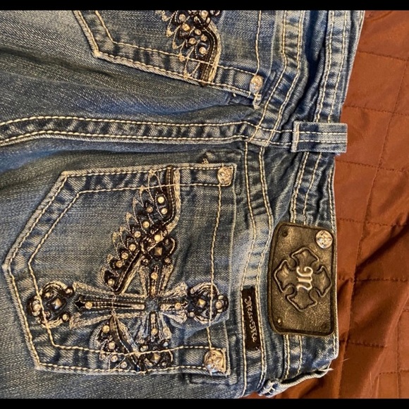 Miss Me Buckle Jeans in boot style size 30 - Picture 4 of 4